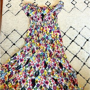 Terra&Sky 1x (16-18) Gorgeous tiered Off the shoulder dress